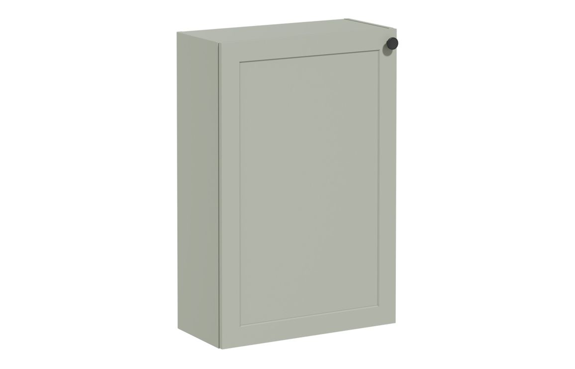 VitrA Root Classic 55cm 1 Door Slim Lower/Base Unit (LH Hinge) - Matt Retro Green