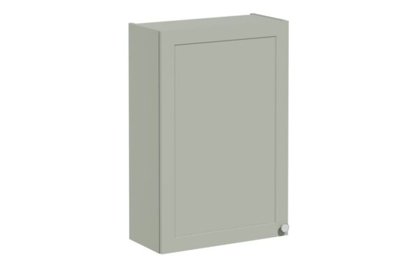 VitrA Root Classic 60cm 1 Door Upper/Wall Unit (LH Hinge) - Matt Retro Green