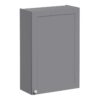 VitrA Root Classic 60cm 1 Door Upper/Wall Unit (RH Hinge) - Matt Grey