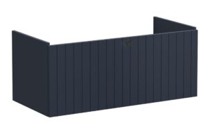 VitrA Root Groove 100cm 1 Drawer Washbasin Unit - Matt Dark Blue