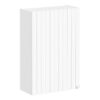 VitrA Root Groove 60cm 1 Door Upper/Wall Unit (LH Hinge) - Matt White