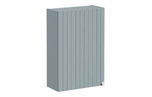 VitrA Root Groove 60cm 1 Door Upper/Wall Unit (LH Hinge) - Matt Fjord Green