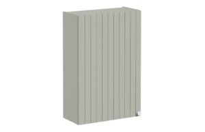 VitrA Root Groove 60cm 1 Door Upper/Wall Unit (LH Hinge) - Matt Retro Green