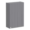 VitrA Root Groove 60cm 1 Door Upper/Wall Unit (RH Hinge) - Matt Grey