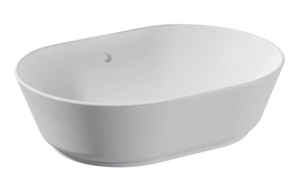 VitrA Geo 545x400mm 0TH Basin w/Overflow - White