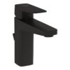 VitrA Root Square Basin Mixer w/Waste Lever - Matt Black