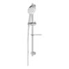 VitrA Bliss 3-Function Hand Shower w/Slide Rail - Chrome