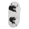 VitrA Aquaheat Round Thermostatic 3-Way Shower Mixer - Chrome
