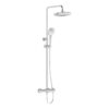 VitrA Aquaheat Bliss 240 Thermostatic Shower Column w/2-Function Overhead - Chrome
