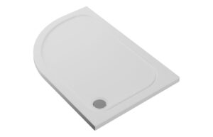 //2Go 45mm Low Profile 1000x800mm Offset Quadrant Tray & Waste (LH)