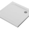 //2Go 45mm Low Profile 800x800mm Square Tray & Waste - White