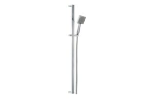 Grove Round Riser Rail Kit w/Elbow & 3 Mode Handset - Brushed Brass