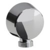 Vema Tiber Handset Wall Bracket & Outlet - Brushed Brass