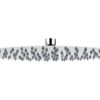 Abode Storm Slimline 3mm Wall Mounted Waterfall Showerhead - St/Steel