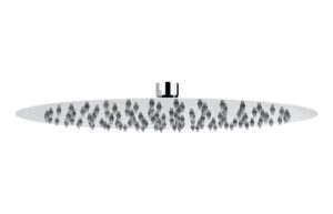 Abode Storm Slimline 3mm Wall Mounted Waterfall Showerhead - St/Steel