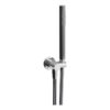 Abode Euphoria Circular Wall Outlet  Handset & Bracket Set - Matt Black
