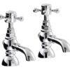 Abode Sentiment Basin Pillar Taps - Chrome