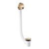 Abode Euphoria Bath Overflow Filler & Clicker Waste - Antique Brass