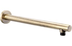 Vema Tiber 400mm Shower Arm - Brushed Brass