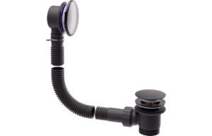 Abode Bath Overflow & Clicker Waste - Gunmetal