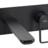 Abode Levarto Wall Mounted Basin/Bath Mixer - Matt Black