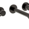 Abode Refine Wall Basin/Bath Mixer - Gunmetal