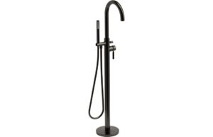 Abode Refine Floorstanding Bath/Shower Mixer - Gunmetal