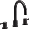 Abode Refine 3-Piece Basin/Bath Filler - Gunmetal