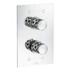 Abode Kite Concealed Shower (2 Exit) - Antique Brass