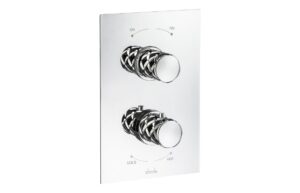Abode Kite Concealed Shower (2 Exit) - Antique Brass