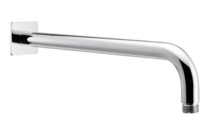 Abode Uno Wall Shower Arm - Matt Black