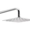 Abode Uno 200x200mm Square Shower Head - Matt Black