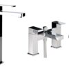 Abode Fervour Pack Offer 4 (Tall Basin Mixer & Bath/Shower Mixer) - Chrome