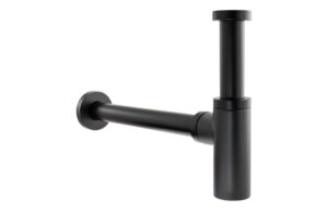 Abode Uno Basin Bottle Trap - Matt Black