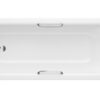 Steel Single End 1700x700x500mm 2TH Bath with Grips & Anti-slip