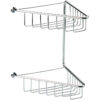 Bronte 2-Tier Corner Shower Caddy - Chrome