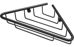 Bronte 1-Tier Corner Shower Caddy - Black