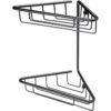 Bronte 2-Tier Corner Shower Caddy - Black