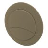 Dual Push Button Cover (Rod) - Brushed Brass
