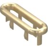 Oval Overflow Ring - Brushed Brass