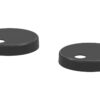 Toilet Seat Cover Caps - Matt Black