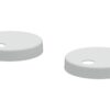 Toilet Seat Cover Caps - White