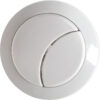 Dual Push Button Cover (Rod) - Matt White