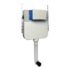 Round Push Button Flushplate - White
