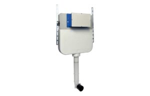 Round Push Button Flushplate - White
