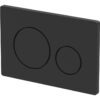Round Push Button Flushplate - Chrome
