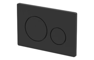 Round Push Button Flushplate - Chrome