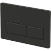 Rectangle Push Button Flushplate - Chrome