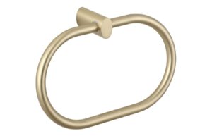 Aspen Towel Ring - Brushed Brass