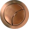 Dual Push Button Cover (Rod) - Brushed Bronze